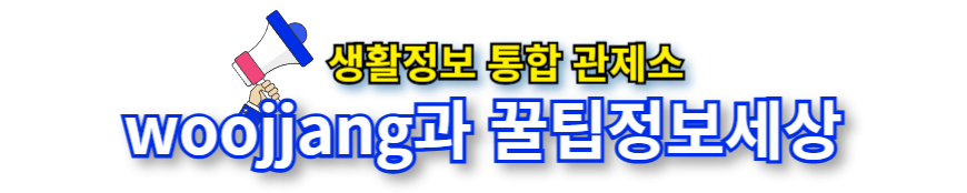 woojjang과 꿀팁정보세상